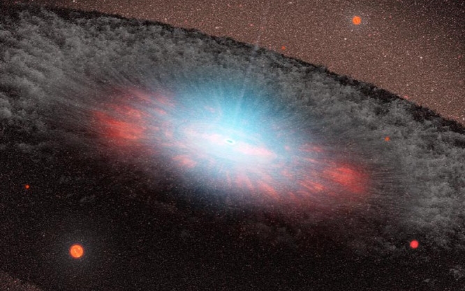 Hatalmas fekete lyukat fedeztek fel