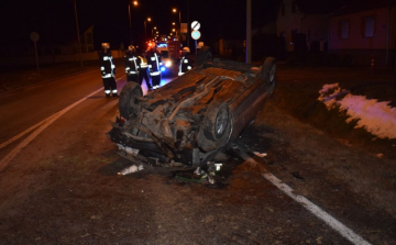 Idős férfi sérült meg a nagycenki balesetben