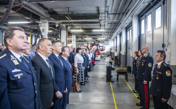 Kitüntették a soproni tűzoltókat Szent Flórián napján