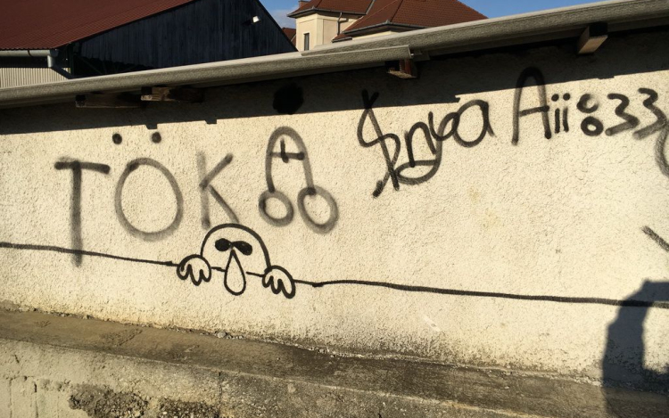 15 éves fiatalt értek tetten a járőrök graffitizés közben.