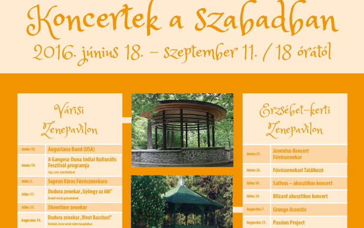 Koncertek a szabadban