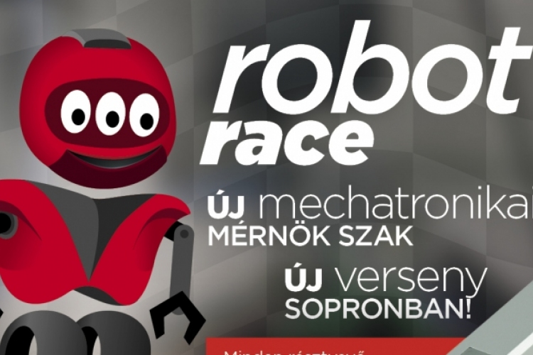 Nagy sikerrel zajlott a Robot Race országos középiskolai verseny Sopronban 