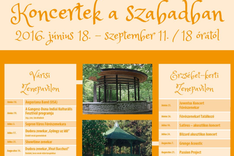 Koncertek a szabadban