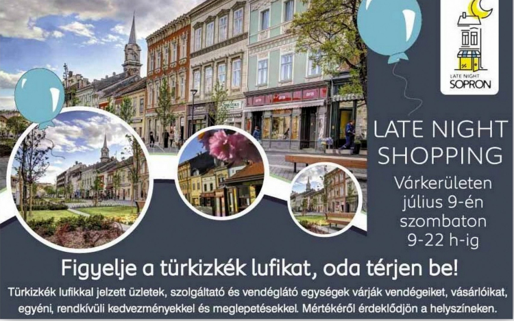 Vásárolj akár késő estig a Várkerületen!