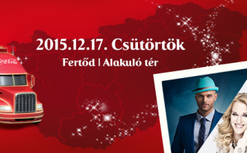 Coca-Cola Karácsonyi Karaván Fertődön: Takács Nikolas és Wolf Kati!