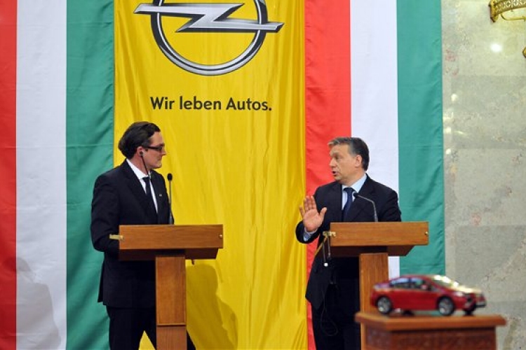 Újabb Opel-beruházás lesz Szentgotthárdon - Orbán szerint példátlan rekord