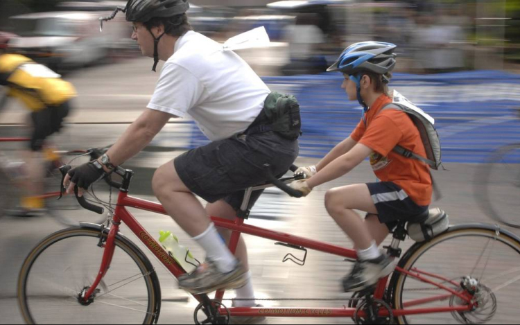 Egy tandem kör a Balaton körül, avagy összhangban tekerünk