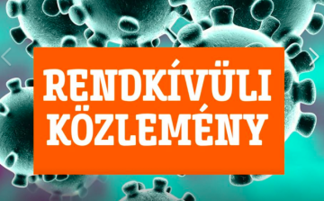 Rendkívüli közlemény !