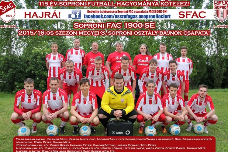 Tehetséges fiatalok a soproni futballért