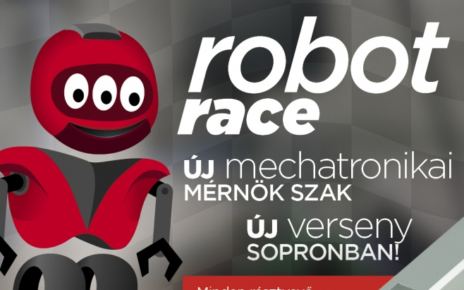 Nagy sikerrel zajlott a Robot Race országos középiskolai verseny Sopronban