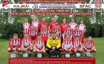 Tehetséges fiatalok a soproni futballért