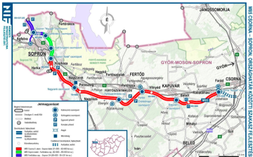 Nagytöltések építésével és ideiglenes vasúti pálya kialakításával folytatódik az M85 építése