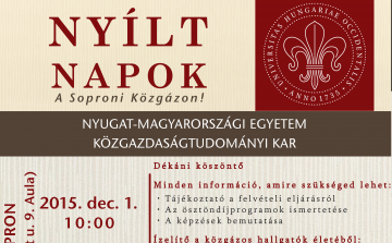 Nyílt Nap a Soproni Közgázon – ösztöndíjrendszer, nyelvoktatás, új képzés a keddi palettán