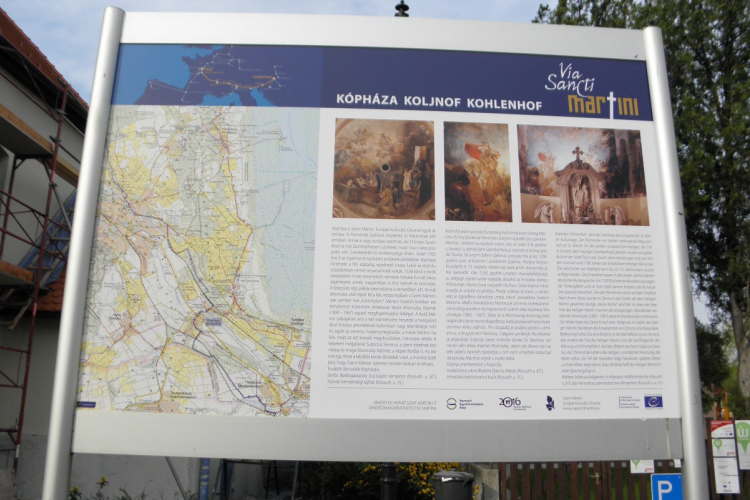 Háromnyelvű információs táblát avattak Kópházán